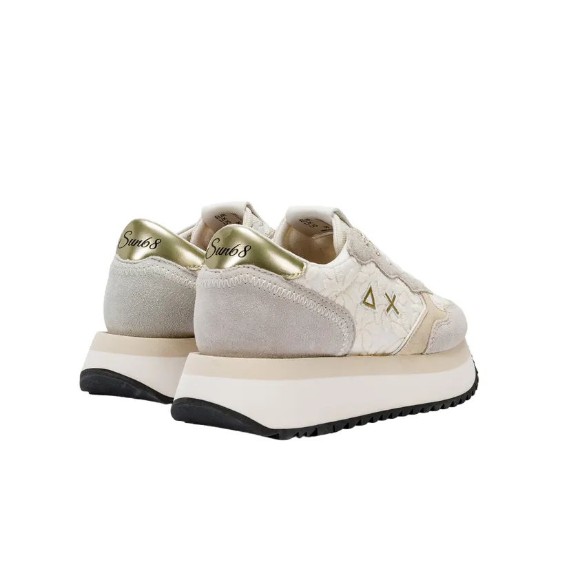 Sun68 scarpa sneakers da donna Big Lace Z34209 01 bianco