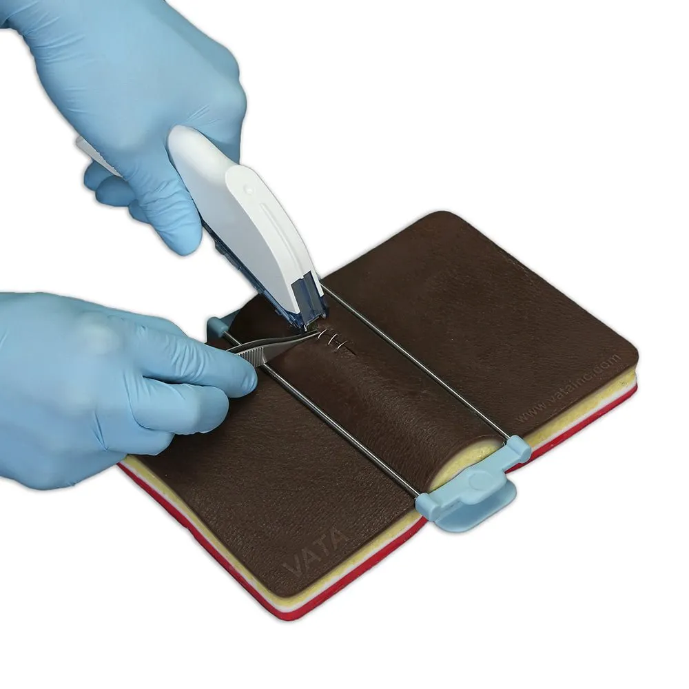 Suture Skills Trainer Pad with 5 Tissue Layers - Dark Skin