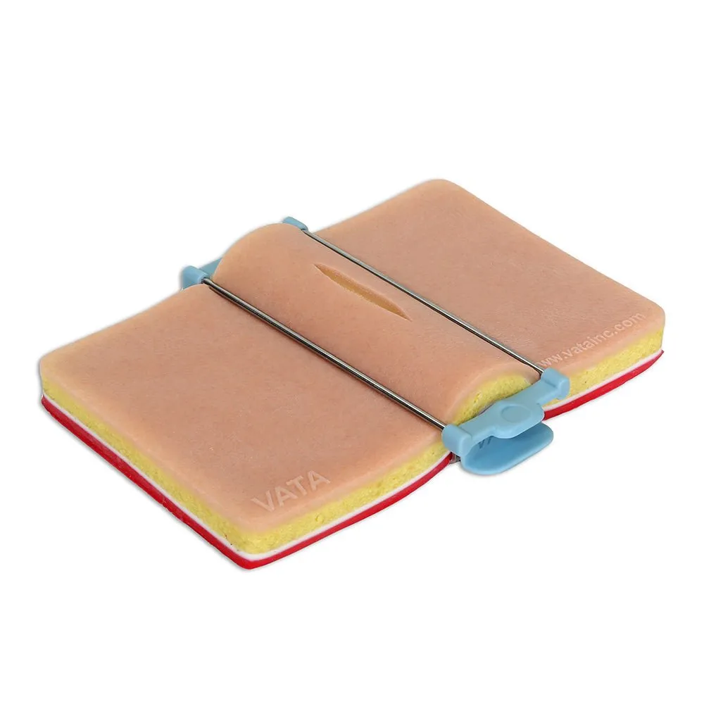 Suture Skills Trainer Pad with 5 Tissue Layers - Light Skin