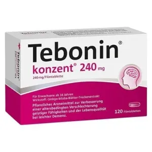 TEBONIN 240 mg dementia Ginkgo biloba PREMIUM tab.