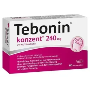 TEBONIN concentrate 240 mg brain memory tab. 60 pc