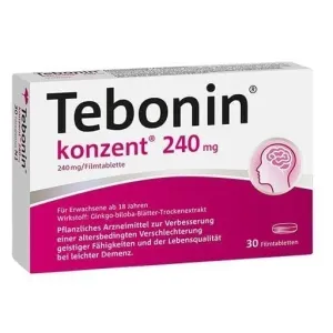 TEBONIN concentrate 240 mg mental ability tablets 30 pc