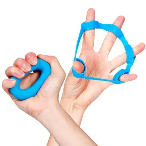 TF122 2 in 1 Silicone Grip Ring   Grip Device Set(Blue)