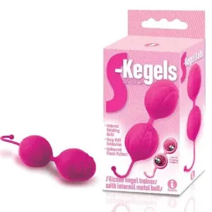 The 9's S-Kegels Silicone Kegel Balls - PINK