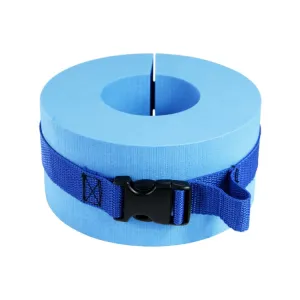 Thickened Large Buoyant Arm Swimming Ring Adult Tie Leg Floatation Ring(Blue)