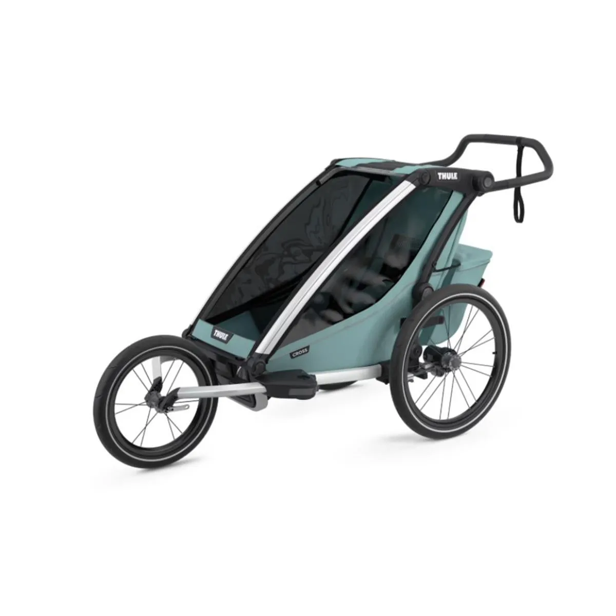 Thule Chariot Cross 1-Seat Multisport Bike Trailer - Alaska Blue