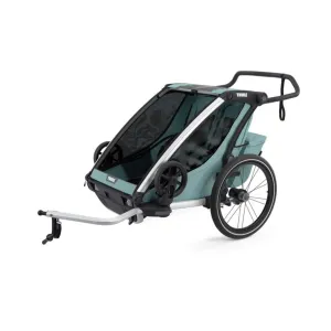 Thule Chariot Cross 2-Seat Multisport Bike Trailer - Alaska Blue