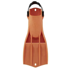 Used Apeks RK3 Open Heel Dive Fins - Orange - Super