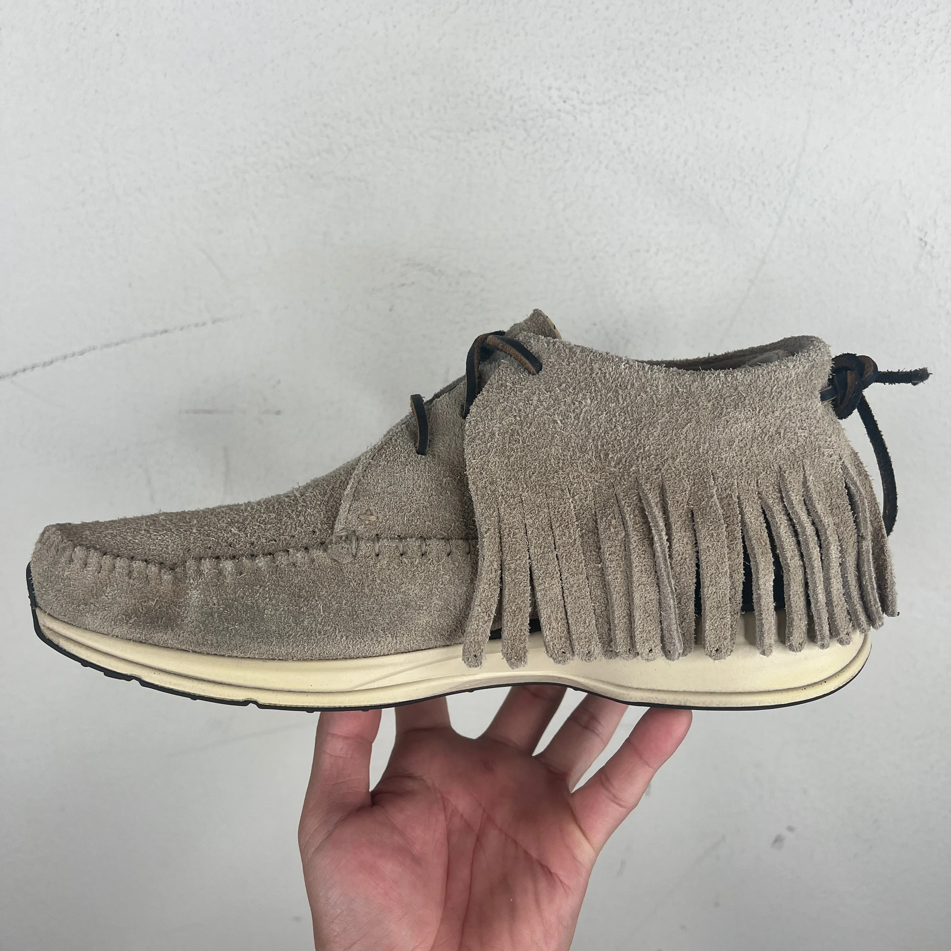 Visvim Grey Suede FBT Sneakers