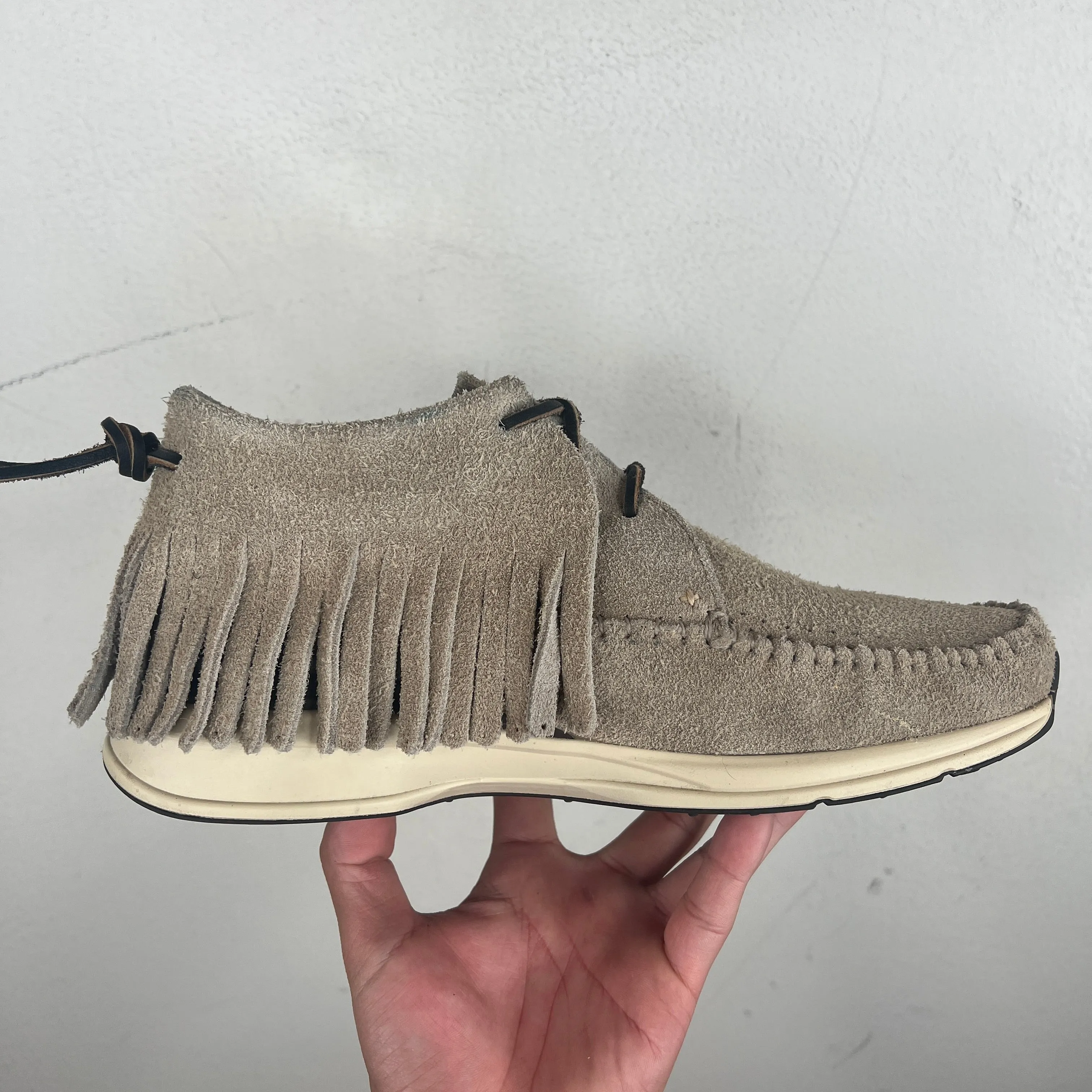 Visvim Grey Suede FBT Sneakers