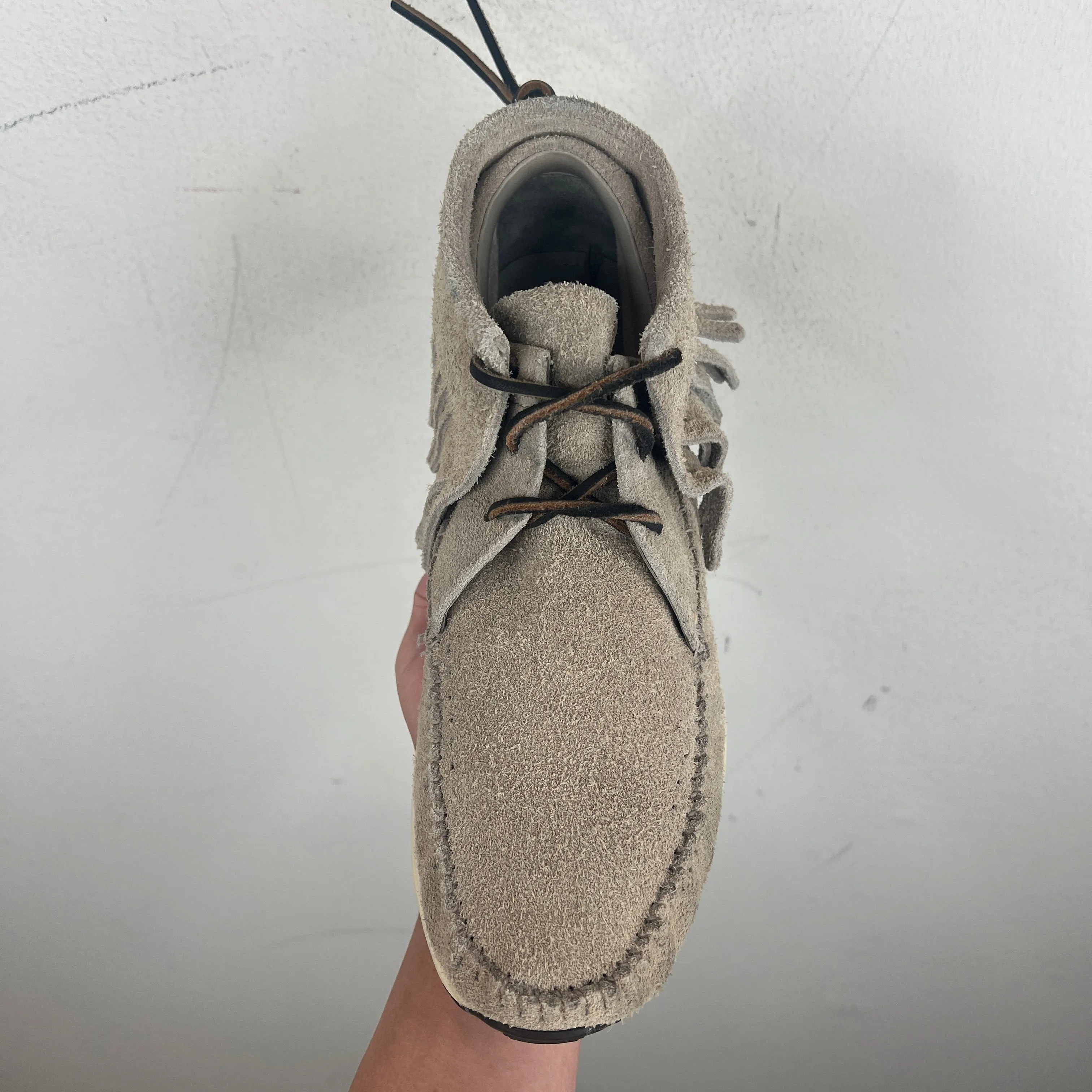 Visvim Grey Suede FBT Sneakers