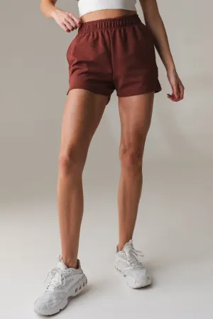 Vitality Studio Boxer Short - Rosewood Marl