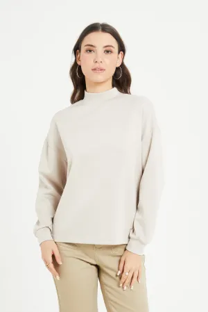 Woman Grey Redefined Sweatshirt